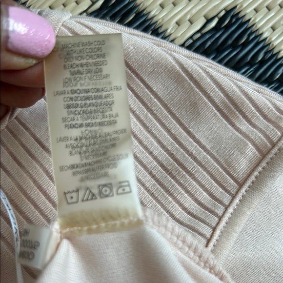 Calvin Klein Women's Blush Pink Striped Top - Picture 5 of 5